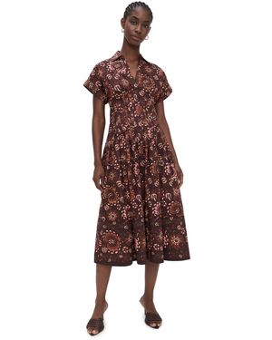 Cara Cara Nash Midi Dress - Brown