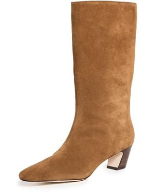 Loeffler Randall Cleo Kicked Heel Calf Boots - Brown