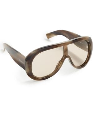 Gucci Gg2164S Rectangular Sunglasses - Black