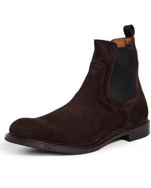 Allen Edmonds Tanner Suede Chelsea Boots - Black