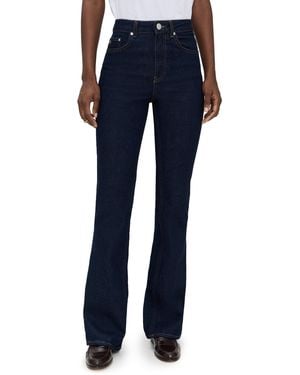 ALIGNE Straight Flare Jeans - Blue