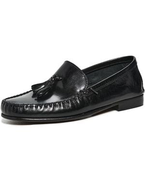 Jamie Haller The Tasselo Moc Loafers - Black