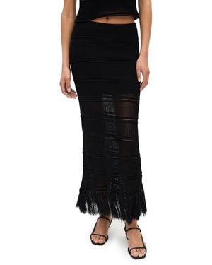Z Supply Flynn Crochet Skirt - Black