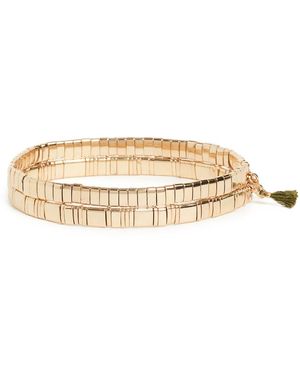 Shashi Tilu Bracelet Set - Natural