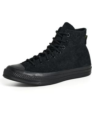 Converse Chuck 70 Gore-Tex Hairy Suede Sneakers - Black