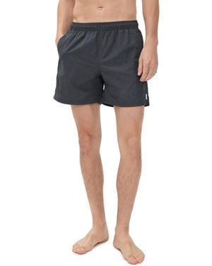 AUTO-REPLY Solid Sebastian Swim Trunks 6 - Black