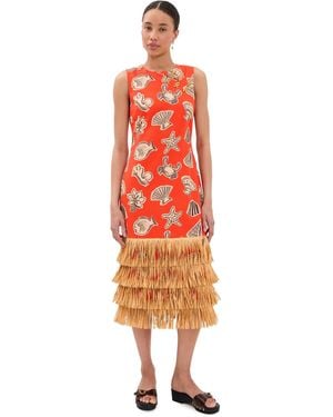 Simon Miller Jooni Linen Dress - Orange