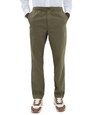 Lacoste Regular Fit Pull On Chinos - Green