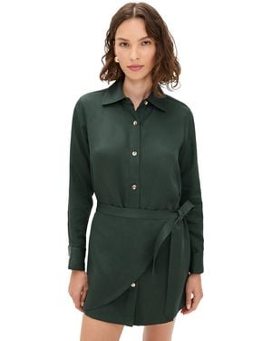 Hevron Triva Dress - Green