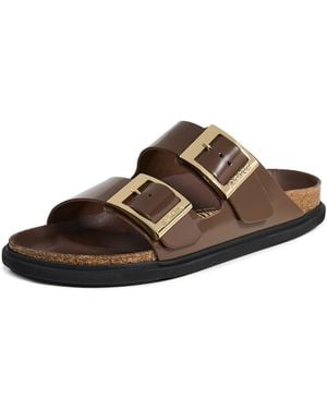 Birkenstock Arizona Droplet Buckle High Shine Sandals - Multicolor