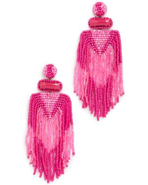 Deepa Gurnani Deepa By Jody Earrings - Pink