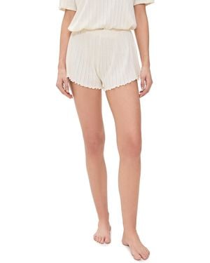 Eberjey Pointelle Shorts - White