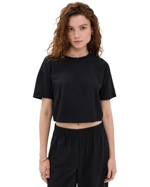 Vitamin A Coast Crop Tee - Black