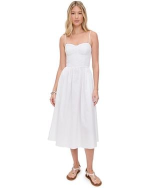 Le Bos Paige Bustier Dress - White