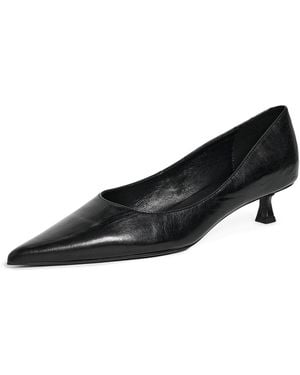Tony Bianco Cameo Kitten Heel Pumps - Black