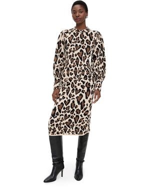 FARM Rio Knit Midi Dress - Black