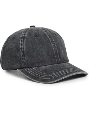 Corridor NYC Garment Washed Baseball Cap - Black