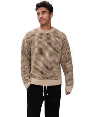 McTavish Merino Cable Knit Sweater - Natural