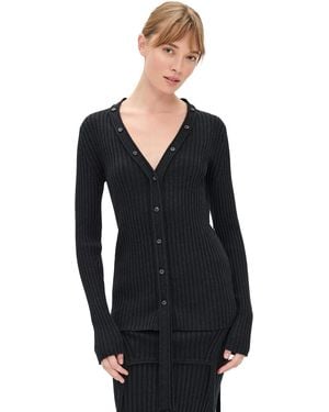 AISLING CAMPS Convertible Cardigan - Black