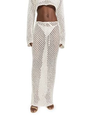 Bananhot Magen Knitted Skirt - White