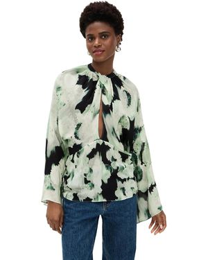 Rodebjer Newton Blurry Top - Green