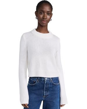 La Ligne Solid Mini Marin Sweater - White
