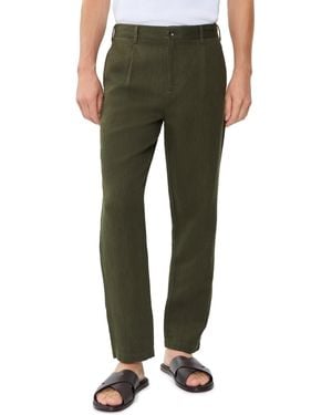 Rails Zimmer Herringbone Linen Pants - Green