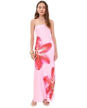 Runaway the Label Celeste Maxi Dress - Red