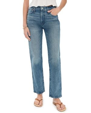 Madewell The Longline Straight Jean - Blue