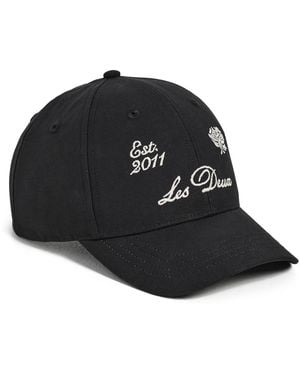 Les Deux Deux Baseball Cap - Black