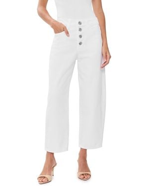 L'Agence Liora High Rise Stovepipe Jeans - White