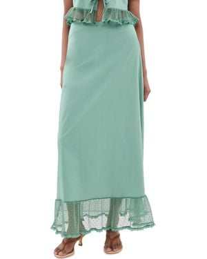 Peixoto Odette Maxi Skirt - Green