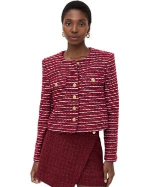 Endless Rose Tweed Jacket - Red