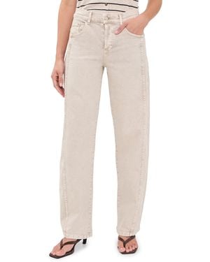 Le Jean Nomad Tuck Jeans - White