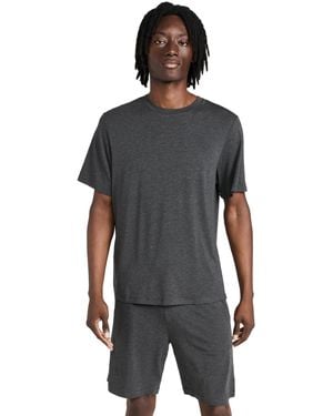 Eberjey Henry Modal Short Pj Set - Black