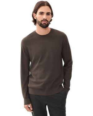 Theory Riland Crewneck - Black