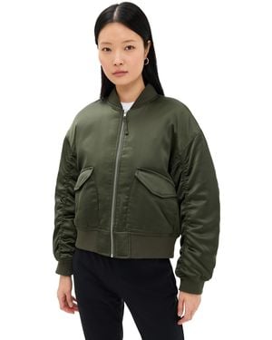Beyond Yoga Bomber Jacket - Green