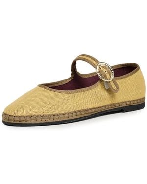 Flabelus Alessia Mary Jane Flats - Black