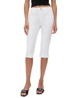 Rag & Bone Flexi Kit Mid-Rise Capri Shorts - White