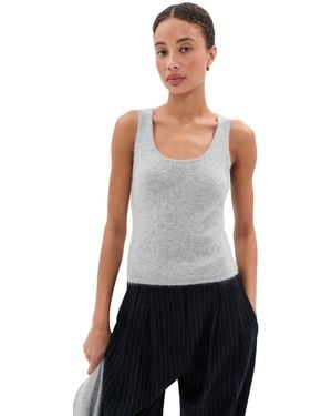 Le Bos Sofia Cashmere Sweater Twinset Tank - Black