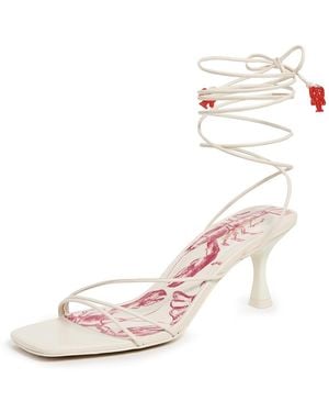 Larroude Nadia Sandals - White