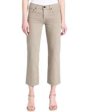 ASKK NY Low Rise Straight Jeans - Natural