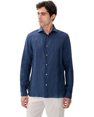 Ripa & Ripa The Elba Shirt - Blue