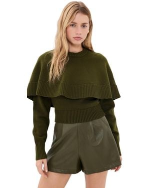 Ronny Kobo Evian Knit Top - Green