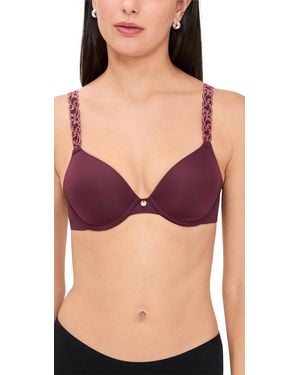 Natori Pure Luxe Custom Coverage Contour Underwire Bra - Black