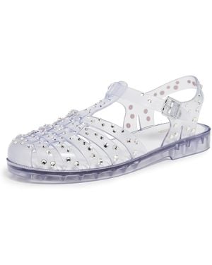Melissa Possession Cristais Jelly Sandals - White