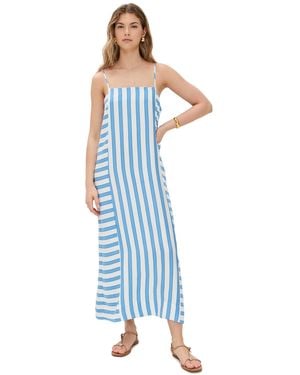 MINKPINK Nimue Stripe Midi Dress - Blue