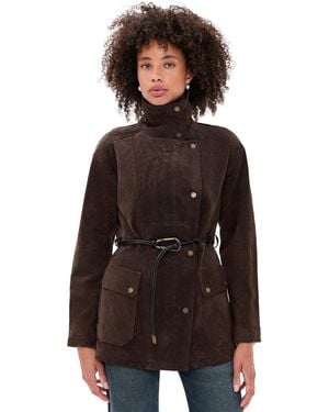 Avec Les Filles Field Belted Jacket - Black