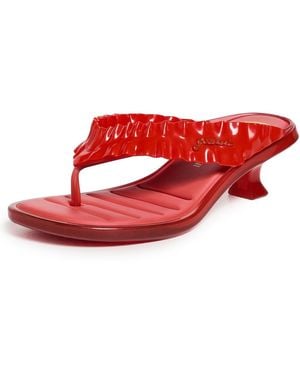 Melissa X Ganni Jelly Kitten Heels - Red