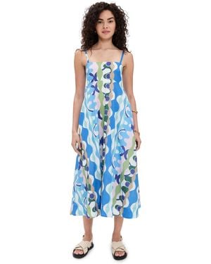 De Loreta Veracruz Dress - Blue